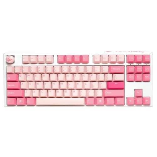 Ducky One 3 TKL - Blue Switch Quack Mechanical Keyboard - Gossamer Pink (English)