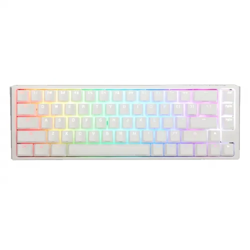 Ducky One 3 SF - Red Switch Hot-Swap RGB Mechanical Keyboard - Aura White (English)