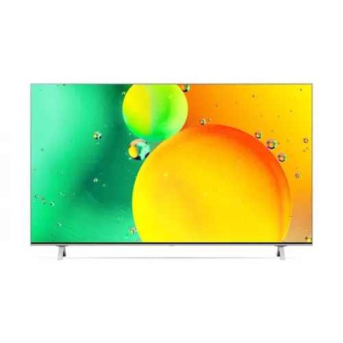 LG NanoCell Smart TV 55 Inch NANO77 Series, Cinema Screen Design 4K Active HDR WebOS Smart AI ThinQ - 55NANO776QA