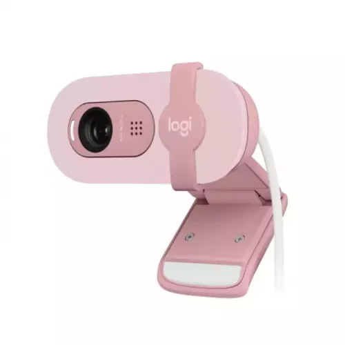 Logitech Brio 100 Full Hd 1080p Webcam With Integrated Privacy Shutter - Rose
