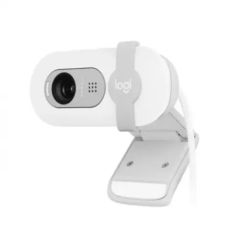 Logitech Brio 100 Full Hd 1080p Webcam With Integrated Privacy Shutter - White