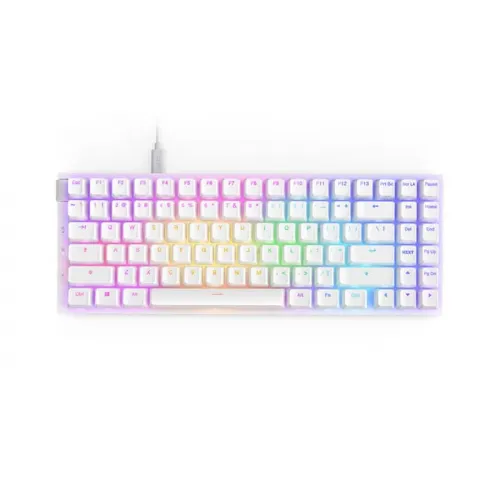Nzxt Function 2 Mini Tkl - Rgb Hot-swap Wired Optical Gaming Keyboard - White (English)
