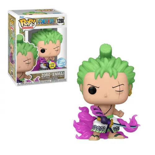 Funko Pop: One Piece- Roronoa Zoro W/ Enma (Gw) (Exc)