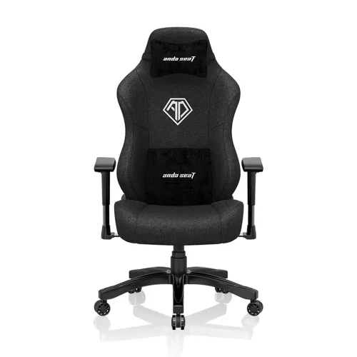 Andaseat Phantom 3 Linen Fabric Gaming Chair - Black