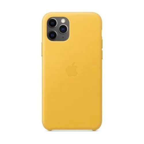 Apple Iphone 11 Pro Leather Case - Meyer Lemon