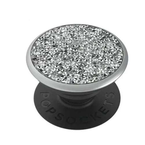 Popsockets Popgrip Silver Crystal