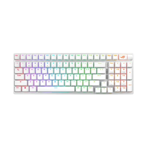 Asus Rog Strix X902 Scope Ii 96 Rx Wireless - Rgb Optical Mechanical Gaming Keyboard Arabic - White