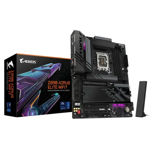 GIGABYTE Z890 Aorus Elite Wi-Fi 7 LGA 1851 ATX Motherboard - Black