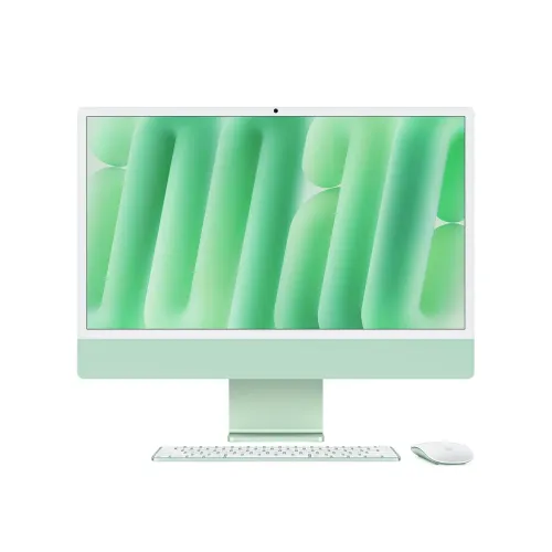 Apple Imac M4 24-inch 4.5k Retina Display With 10‑core Cpu 10‑core Gpu 16gb 256gb Ssd - Green (Arabic)