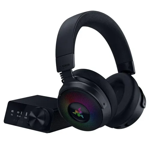 Razer Kraken V4 Pro Wireless Gaming Headset With Oled Control Hub For Pc, Ps5, Switch, Mobile - Black