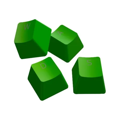 Razer Pbt Keycap + Coiled Cable Upgrade Set For Mechanical & Optical Gaming Keyboards - Green