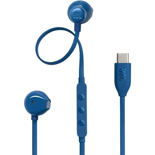 Jbl Tune 305c Usb-c Wired Hi-res Earbud Headphones - Blue