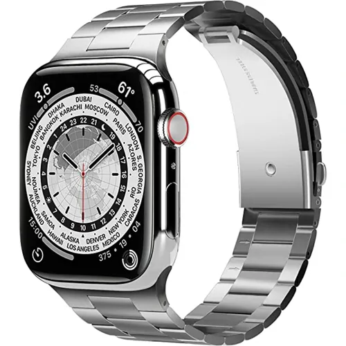 Elago Apple Watch 42/44/45mm Ultra Metal Band - Silver