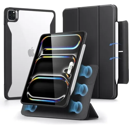 Esr Rebound Hybrid Case 360 Compatible With Ipad Pro 11 (2024) - Black