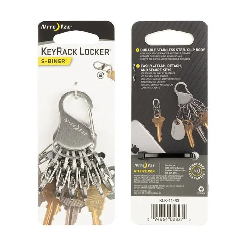 Nite Ize S-biner Keyrack Locker - Stainless