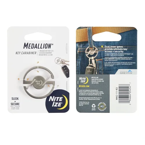 Nite Ize Carabiner Medallion Key - Steenless