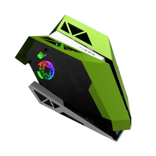 Lovingcool Gaming Pc Case Atx Computer Game Case Mid Tower 3.0 Usb Cpu Cabinet Gaming Computer Case (Pre-installed 7 Fan)