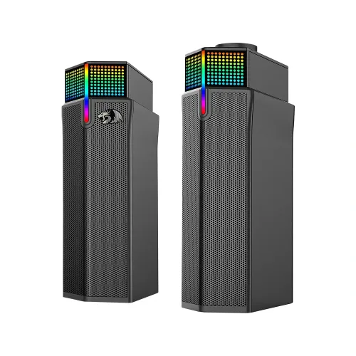 Redragon Yorick Gs511 Wireless Rgb Desktop Speakers, 2.0 Pc Gaming Soundbar W/bt 5.3/usb Mode