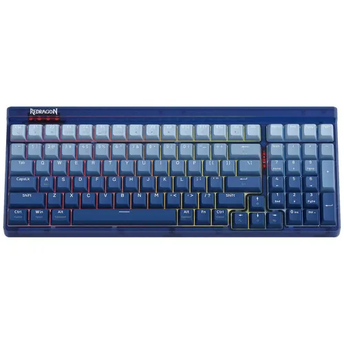 Redragon Garen Pro K656wb-rgb-pro 3-mode Wireless Rgb Hot-swappable Mechanical Gaming Keyboard (English) - Dust Proof Purple