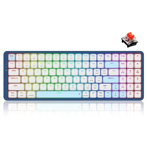 Redragon K684wb-rgb Eva Pro 3-mode Rgb Backlit Mechanical Gaming Keyboard English - Dust-proof Red