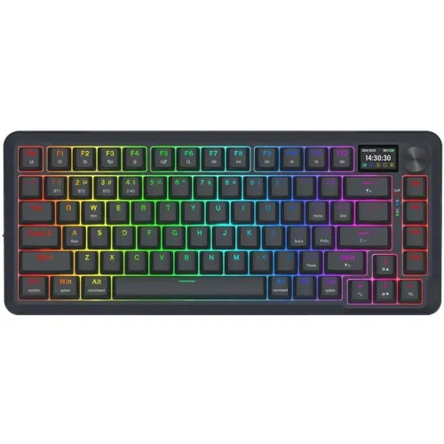 Redragon K708rgb-pro Flekact Rgb Wireless Mechanical Gaming Keyboard With Lcd Display (English)
