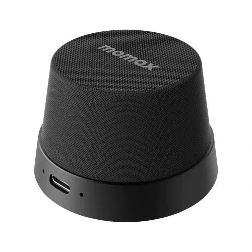 Momax 1-vibe Go Magnetic Portable True Wireless Speaker - Black