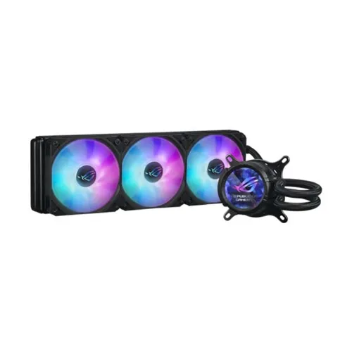 Asus Rog Strix Lc Iii 360 Argb - 3 X 120mm Aio Cpu Liquid Cooler With Lcd Display - Black
