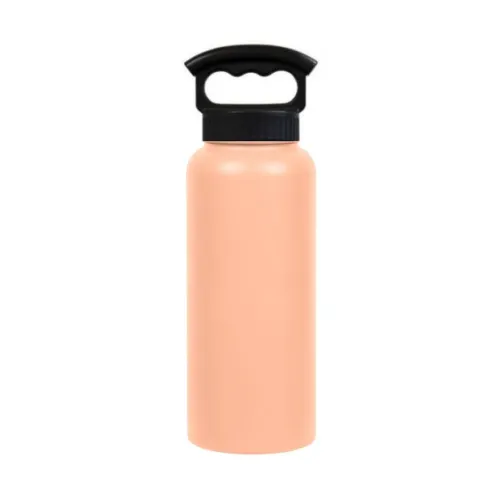 Fifty Fifty Vaccum Insulated Bottle 3 Finger Lid 1l - Peach