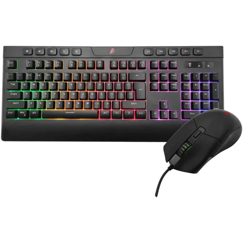 1st Player K8 Gaming Office Keyboard And Mouse Kit - Black