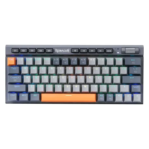 Redragon Traric Pro 3 Modes 60%portable Mechanical Keyboard - Dust-proof Red