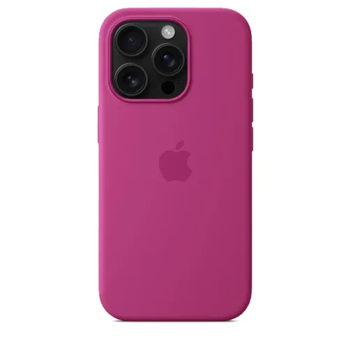 Apple Iphone 16pro Max Silicon Case - Fuchsia