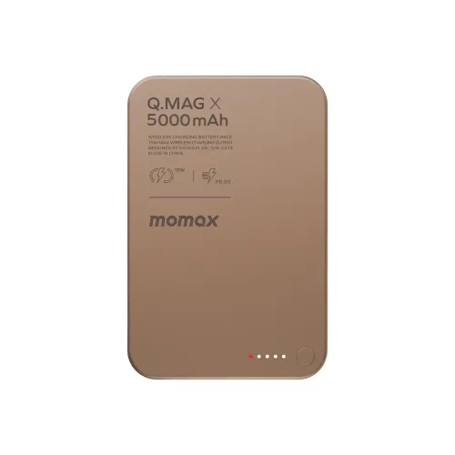 Momax Q.mag X Magnetic Wireless Power Bank 5000mah - Sandstone