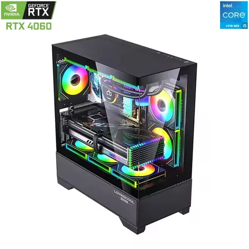 Lovingcool Intel Core I5 - 13th Gen Rtx 4060 8GB Gaming Pc - Black