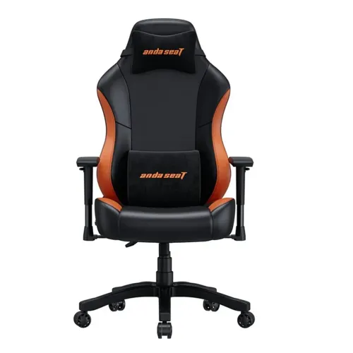 Andaseat Luna Series Gaming Chair Large - Black/orange