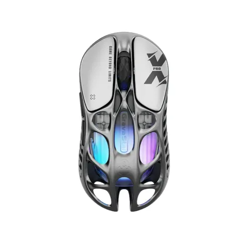 Gravastar Mercury X Pro Wireless Gaming Mouse - Interstellar Silver