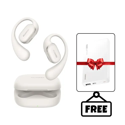 Huawei Earphones Freearc - Grey With Free Huawei Cp12s 12000 40w Supercharge Power Bank