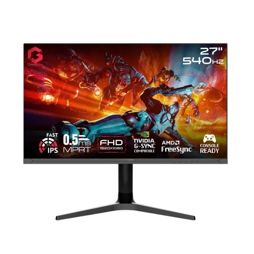 Gameon Gotx27fhd540ips Titan Pro X Series 27" Fhd, 540hz, Mprt 0.5ms, Hdmi 2.1, Fast Ips Gaming Monitor (Support Ps5) - Black