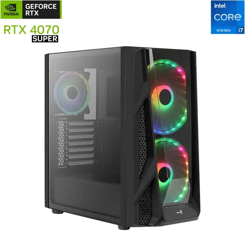 Aerocool Nighthawk Intel Core I7-12th Gen Rtx 4070 Super Gaming Pc