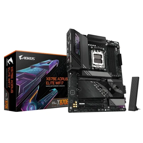 Gigabyte X870E AORUS ELITE WIFI 7 ATX Gaming Motherboard