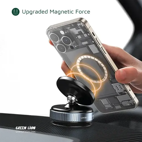 Green Lion Magno Flex Vacuum Suction Holder - Black