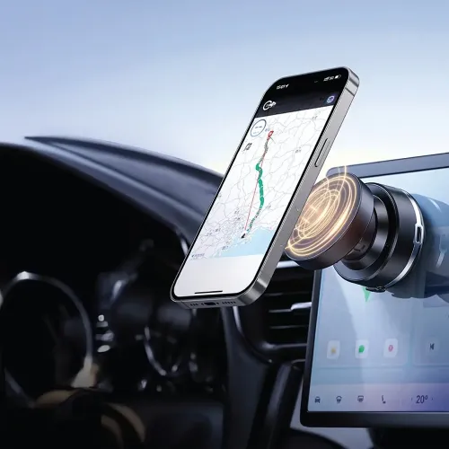 Green Lion GX-33 Auto Suction Phone Holder - Black