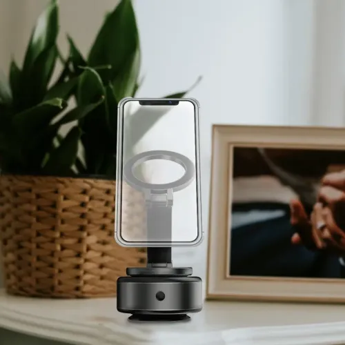 Green Lion GX-32 Auto Suction Phone Holder - Matte Black