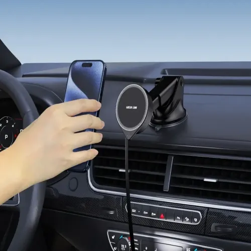 Green Lion GH-17 Magsafe Holder 15W - Black