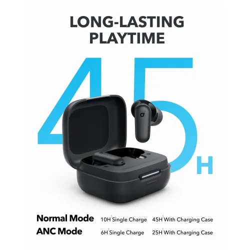 Soundcore R50i Nc By Anker Noise Cancelling In Ear Earbuds - Black