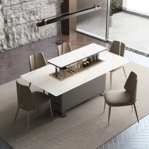 Smart Dining Table - White/grey