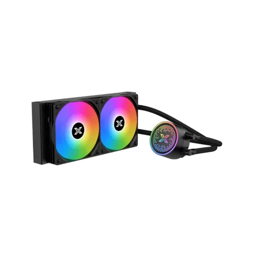 XIGMATEK FENIX 240 - 2x120mm ARGB CPU Liquid Cooler - Black
