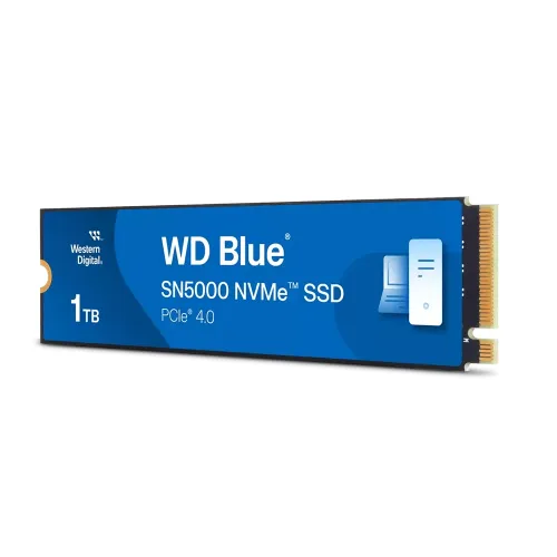 WD Blue SN5000 1TB NVME SSD M.2 PCIe 4.0 Upto 5,150 MB/s Read