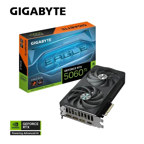 Gigabyte Geforce Rtx 5060ti Eagle Oc 8gb Graphic Card - Black