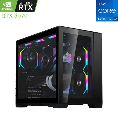 Lian Li O11 Intel Core I7 - 14th Gen Rtx 5070 12gb Gaming Pc - Black