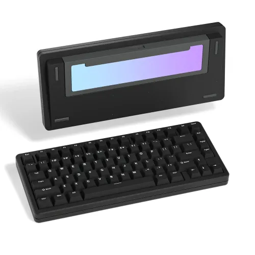 Womier SK75 75% Wireless Aluminum Custom Keyboard – VIA Support, Hot-Swappable - Black (English)
